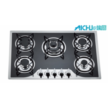 7MM Tempered Glass 5 Burners Gas Hob